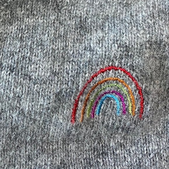 Lk new gray CASHMERE CARDIGAN by Giggle, 12 MO - Picture 4 of 4